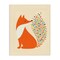 Stupell Industries Fox with Speckled Tail Canvas By Andy Westface